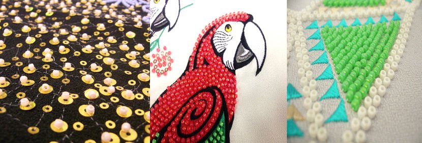Broderie perles