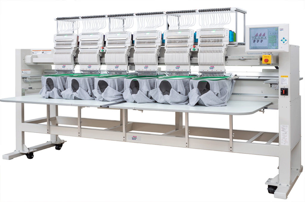 TMEZ-KC machine à broder multi-têtes avec réglage automatique de la tension du fil