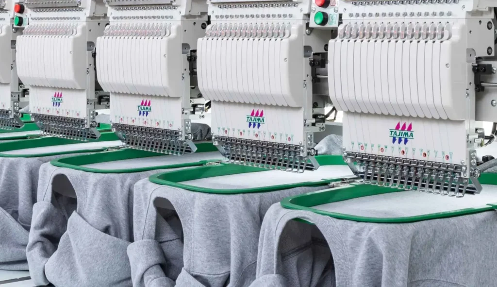 Cadres tubulaires pour machine à broder industrielle multi-têtes
