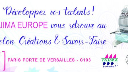 Tajima Europe vous attend au Salon Creations Savoir-Faire 2018_news_line