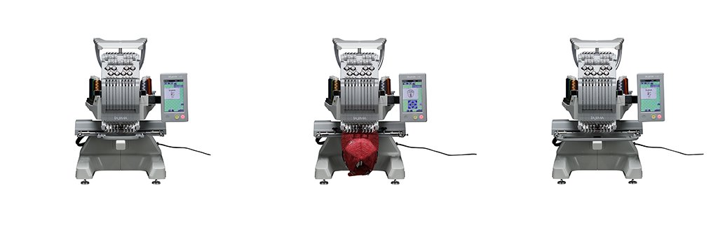 Machine à broder mono-tête compacte