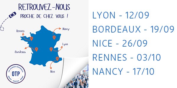 les journées en région OTP Objet Textile Print