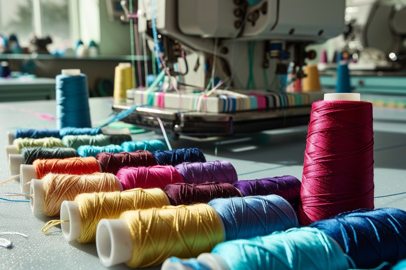 Quel type de fil utiliser pour maximiser la qualité de la broderie avec une machine à broder professionnelle ?