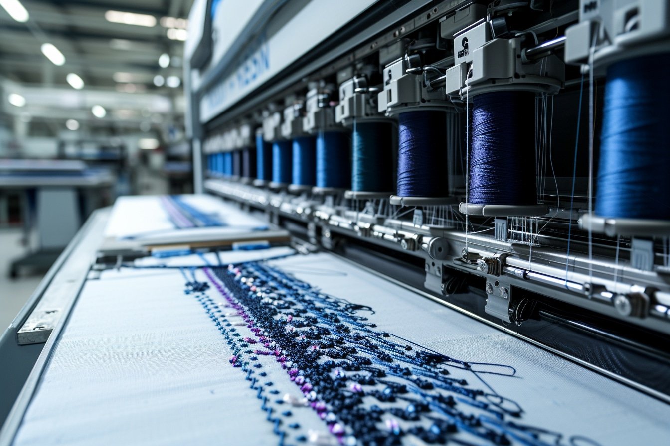Comment fonctionne une machine à broder industrielle ?
