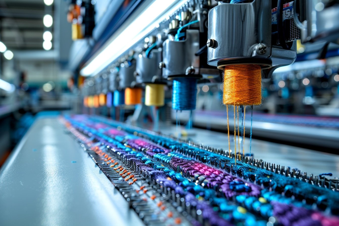 Les composants principaux d'une machine à broder industrielle