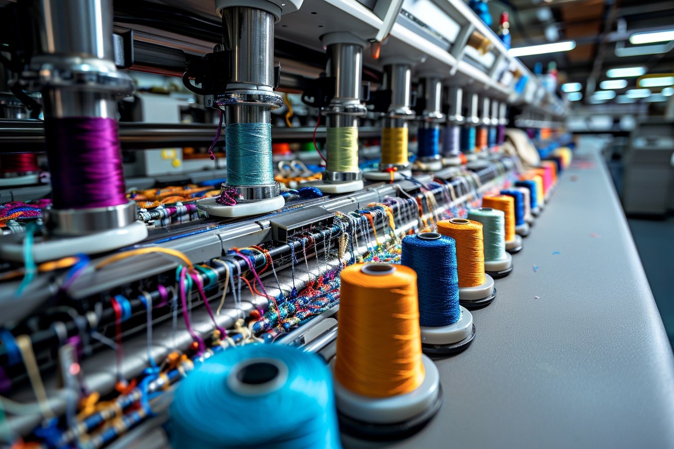 Qu'est-ce que le nombre de têtes dans une machine à broder industrielle ?