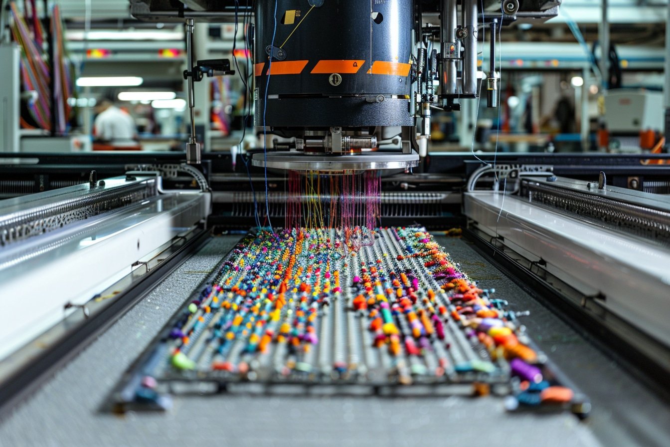 Maintenance et entretien d'une machine à broder industrielle