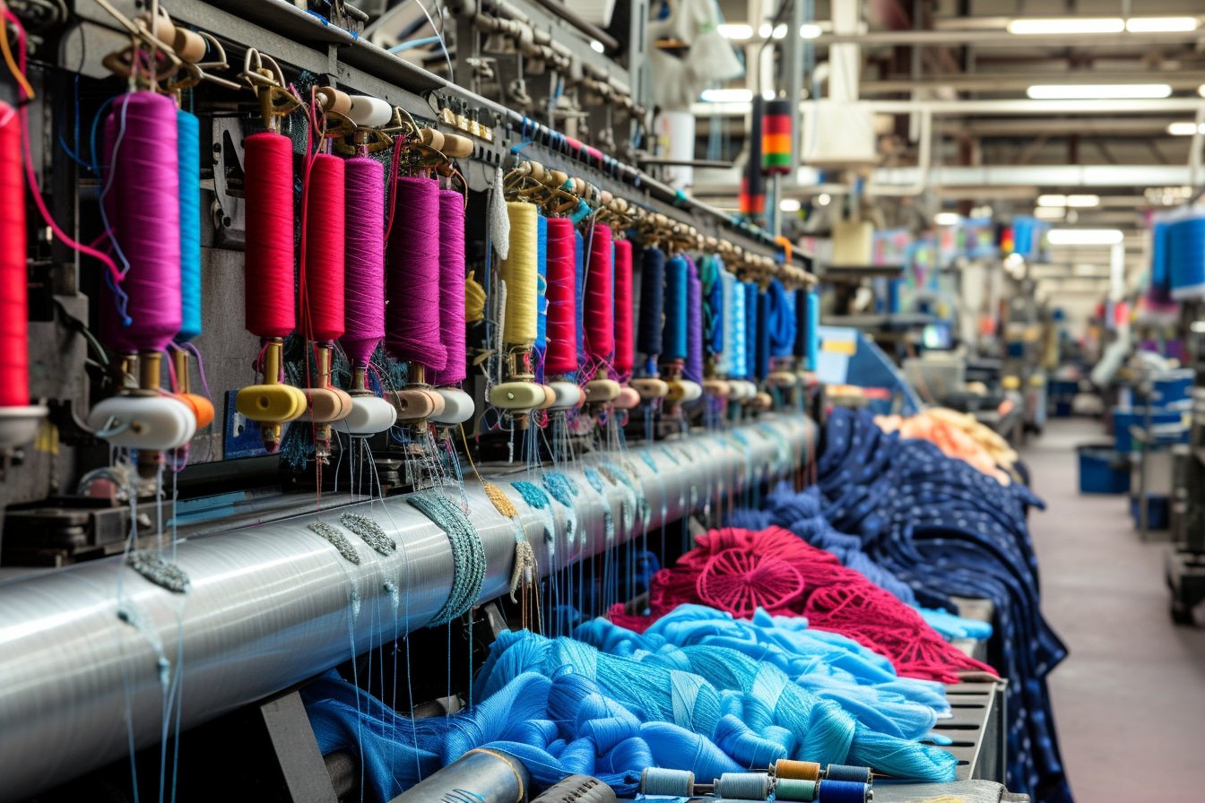Quelle a été l'évolution des matériaux utilisés dans les machines à broder industrielles ?