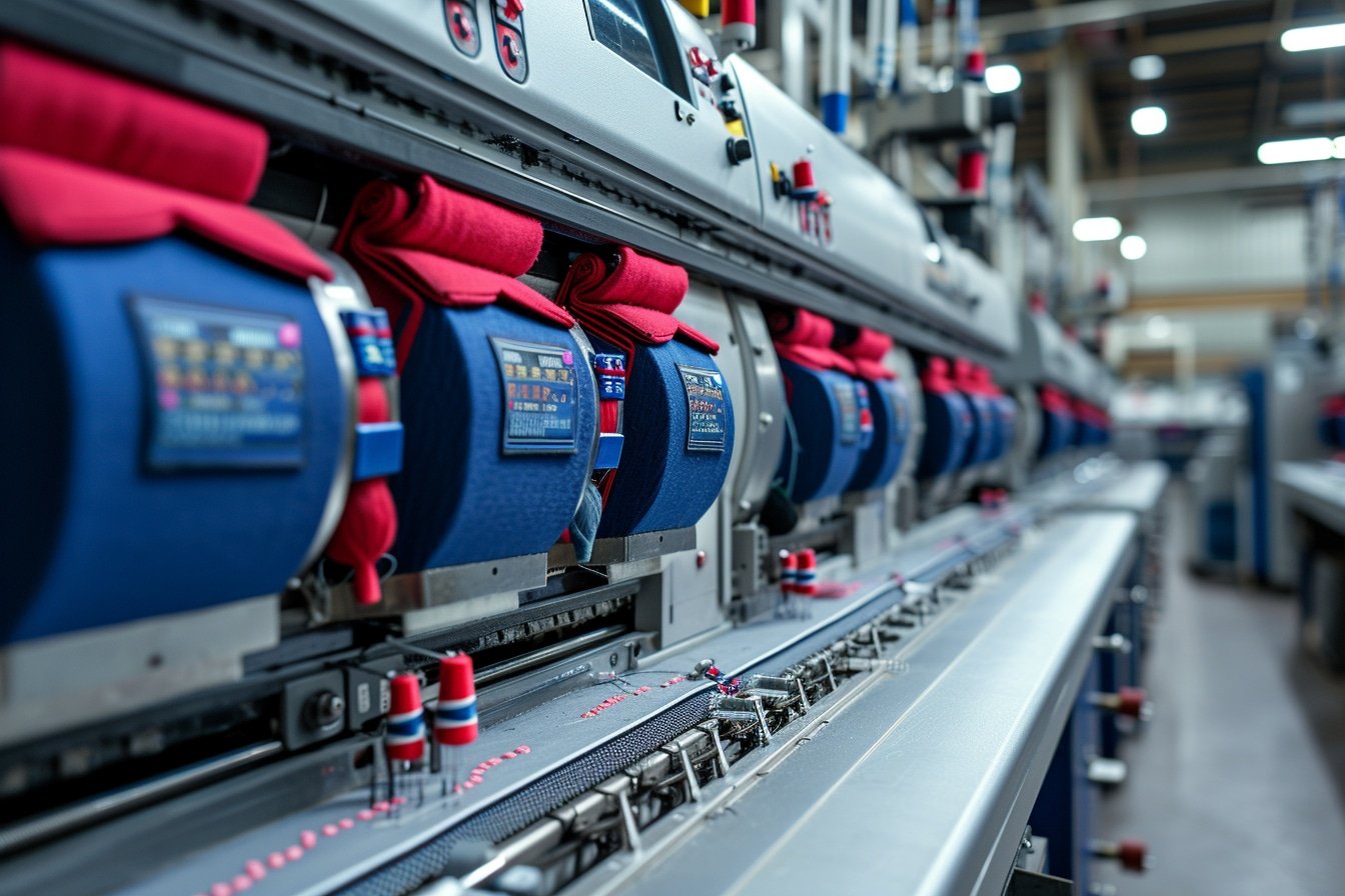 Quel impact a eu l'évolution des machines à broder industrielles sur la productivité ?