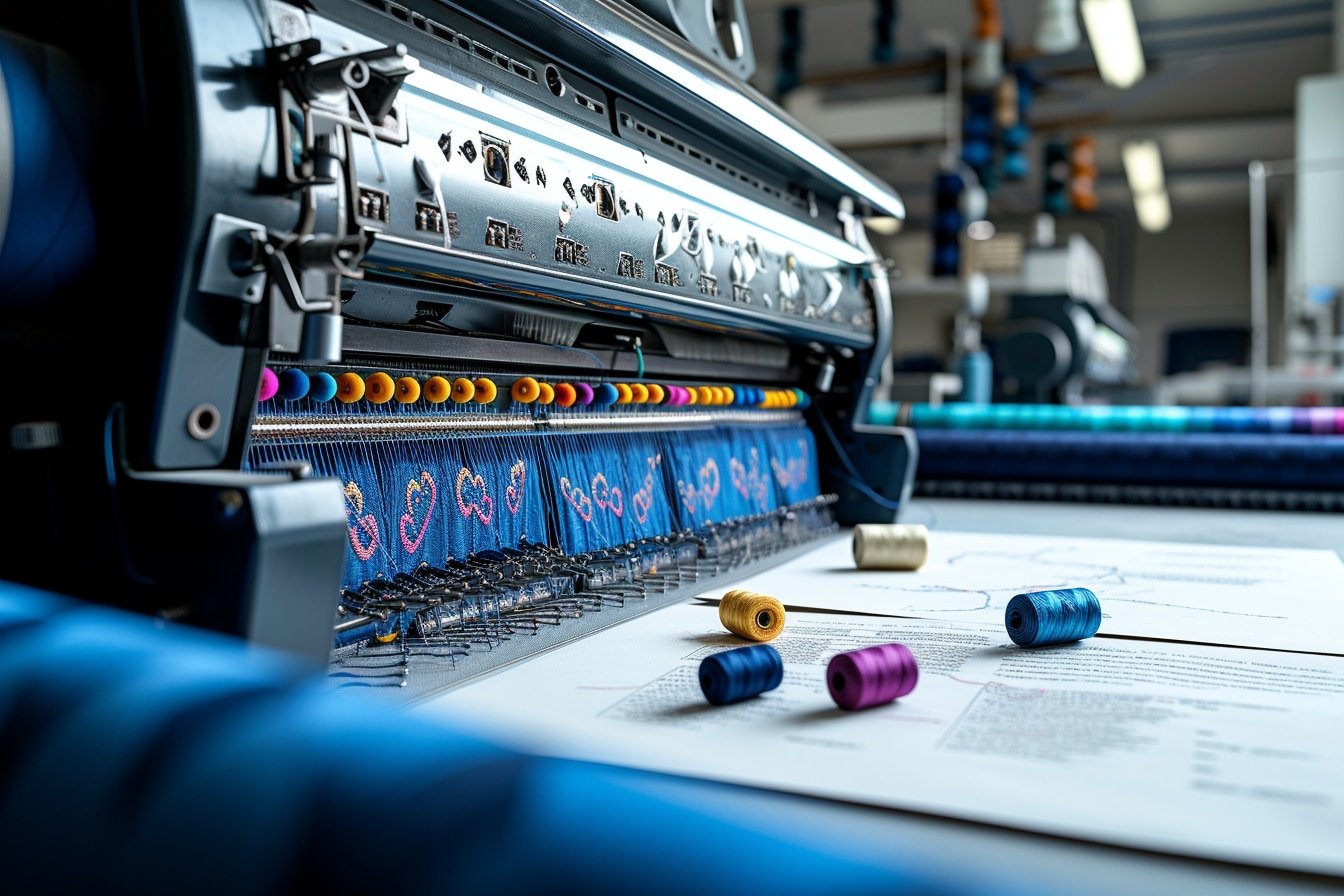 Comment l'évolution des machines à broder industrielles a-t-elle influencé l'industrie de la mode ?