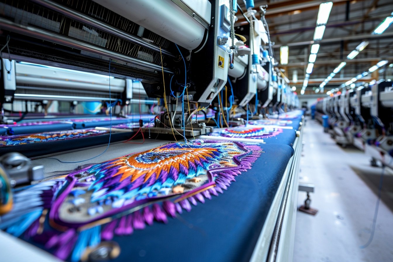 Comment optimiser l'utilisation d'une machine à broder industrielle pour une production maximale ?