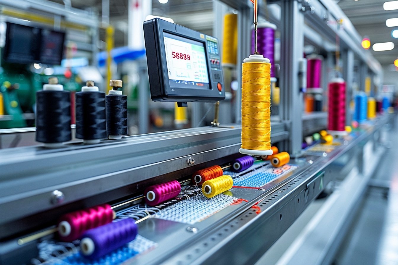 Quels sont les paramètres à régler sur une machine à broder industrielle ?