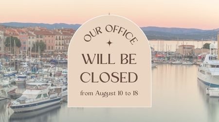 We will be closed