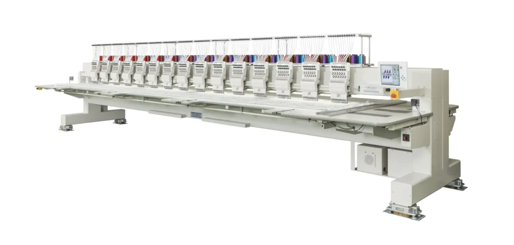 Machine à broder professionnelle multi-têtes à plat