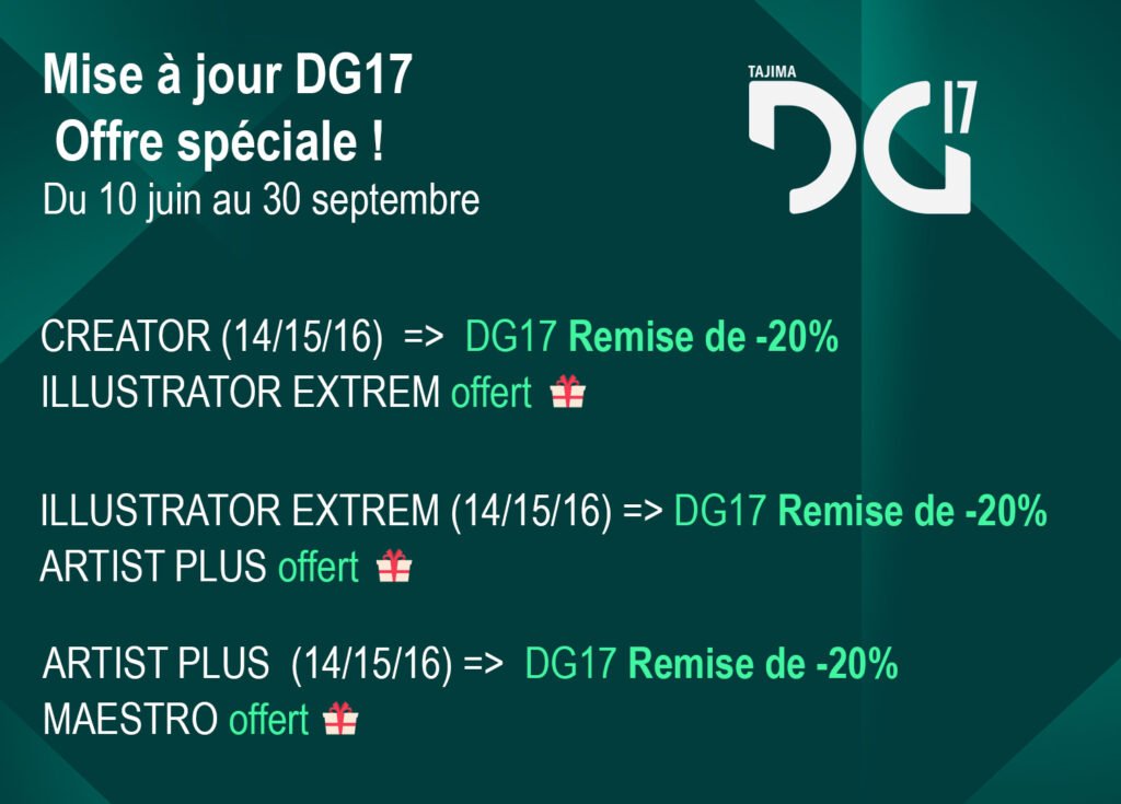 Promo logiciel de broderie