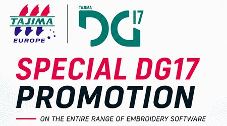 DG17 Promotion on the entire range of embroidery software