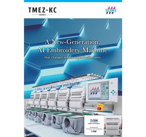 Download the brochure for embroidery machine multi-head cylinder type - Flagship model